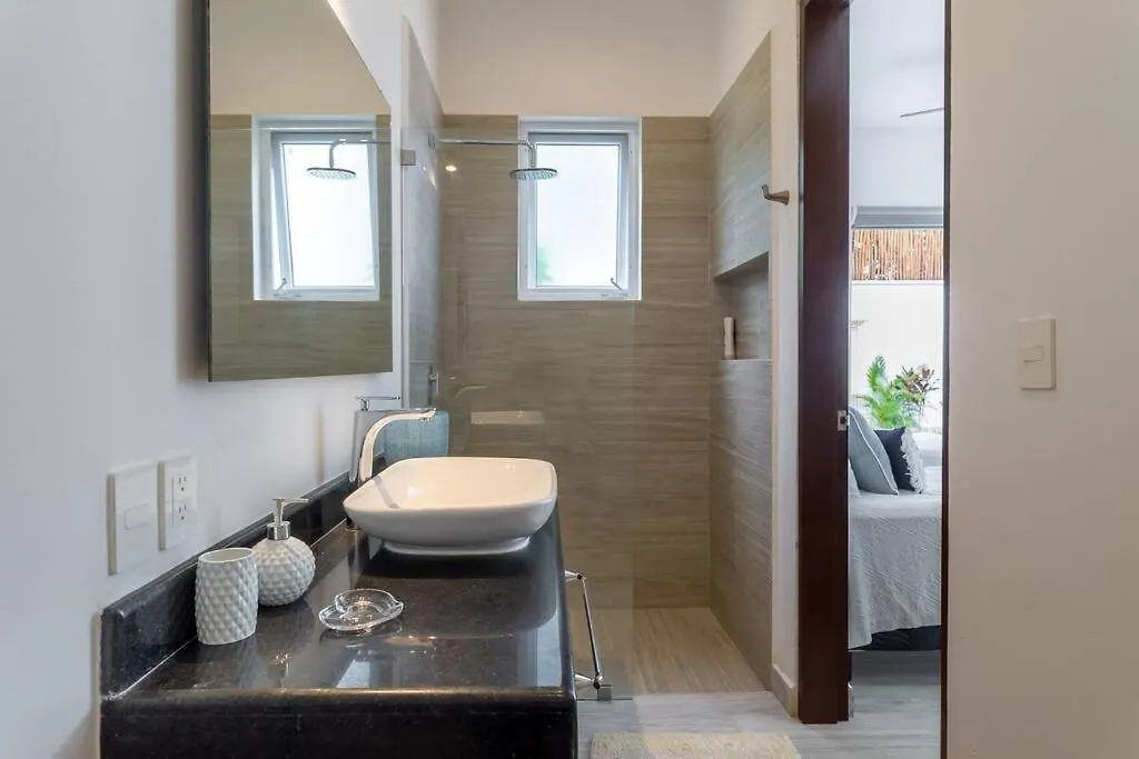 빌라 Luxury Private 3Bed Villa, Garden, Pool,Security 툴룸 멕시코