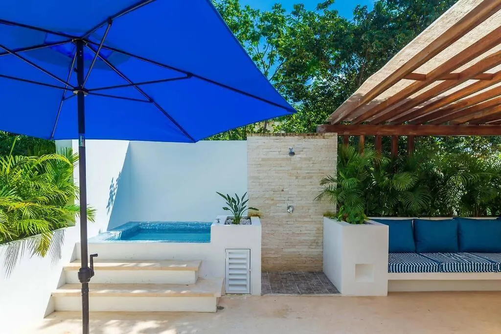 빌라 Luxury Private 3Bed Villa, Garden, Pool,Security 툴룸 멕시코